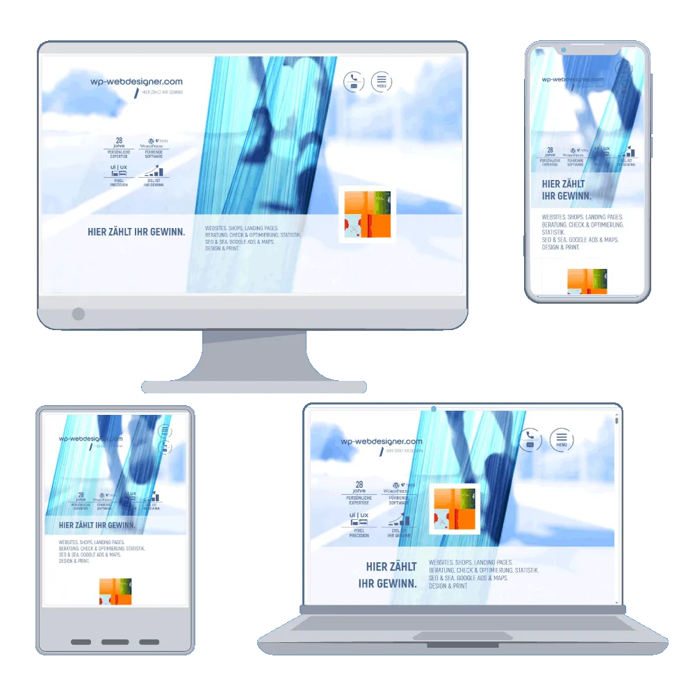 Responsive Webdesign - Webdesigner WordPress WooCommerce - München